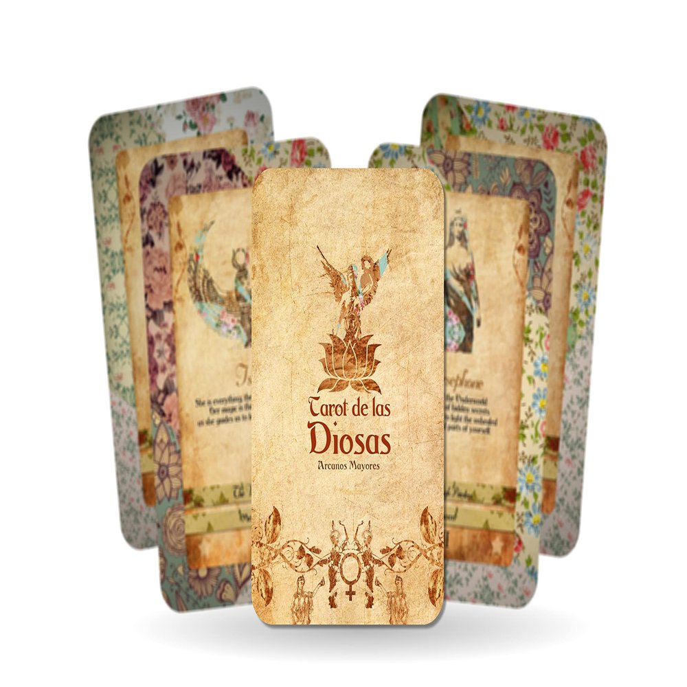 Tarot Deck - Goddess Power Cards - Major Arcana - Sacred Feminine Oracle (Spanish)