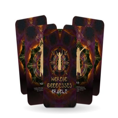 Ibiza Tarot Nordic Goddesses Oracle - Norse Oracle Cards | Fortune Telling Oracle Cards Deck for Beginners | Authentic Experience - Set of 24 Cards