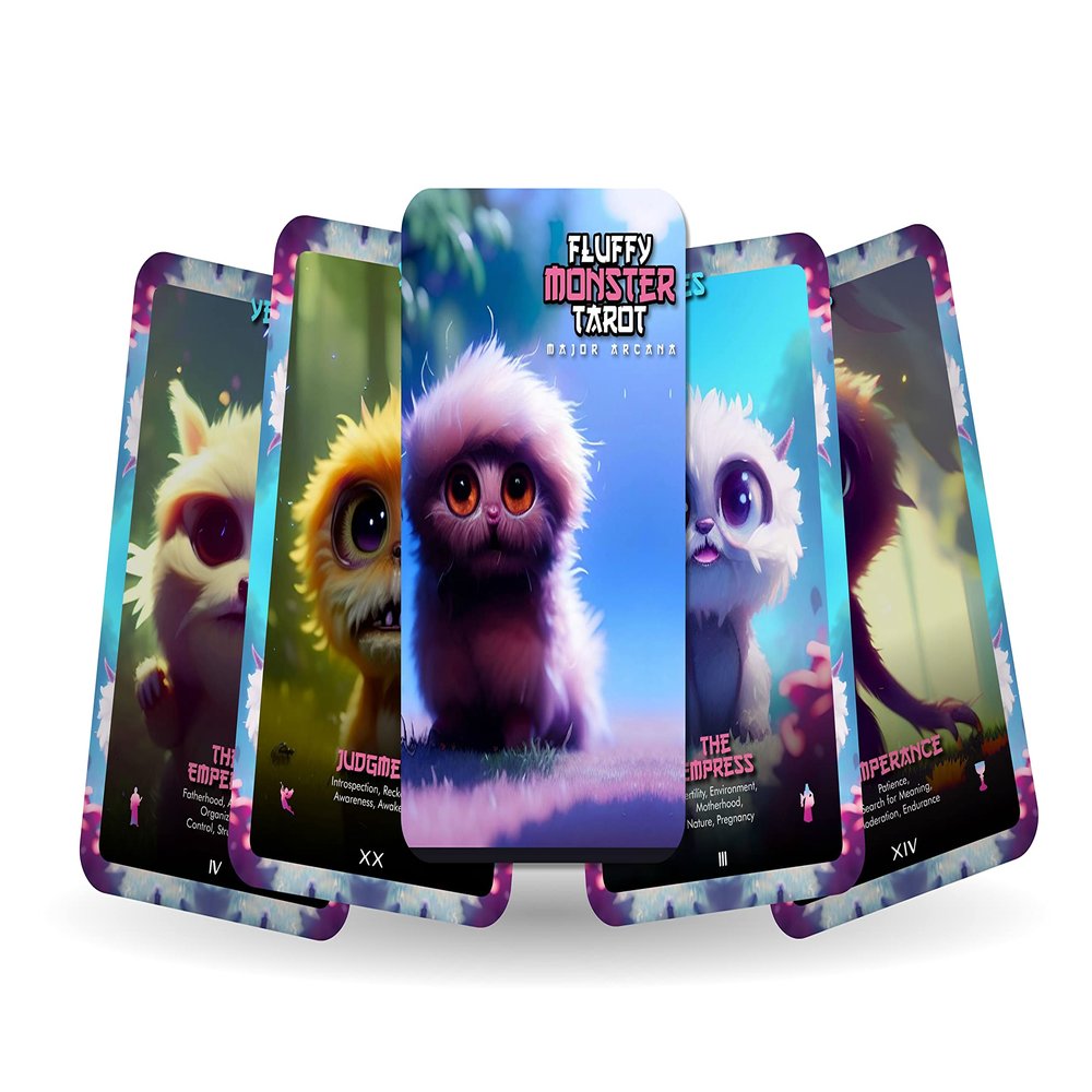 Fluffy Monster Tarot - Major Arcana