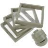 4sets Miniature Display Case Transparent Holders for Collectibles Figures Medals Chic Design Space-Saving Showcase for Home Decor for Plates view 1
