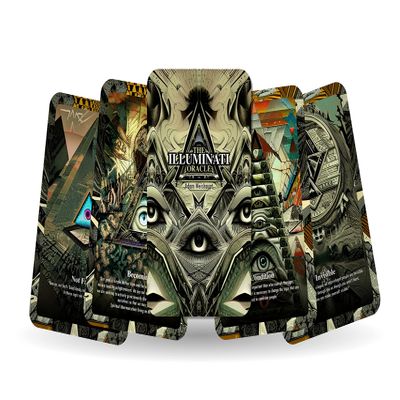 Ibiza Tarot The Illuminati Oracle - Adam Weishaupt Cards | Fortune Telling Oracle Cards Deck for Beginners | Authentic Experience - Set of 23 Cards