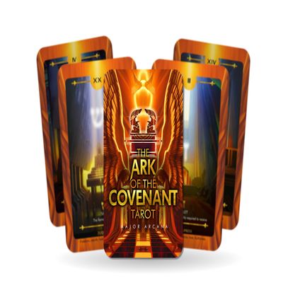 Ibiza Tarot The Ark of The Covenant Tarot - Major Arcana - Sacred Letters Cards | Fortune Telling Tarot Cards Deck for Beginners | Authentic Tarot Experience - Set of 22 Cards