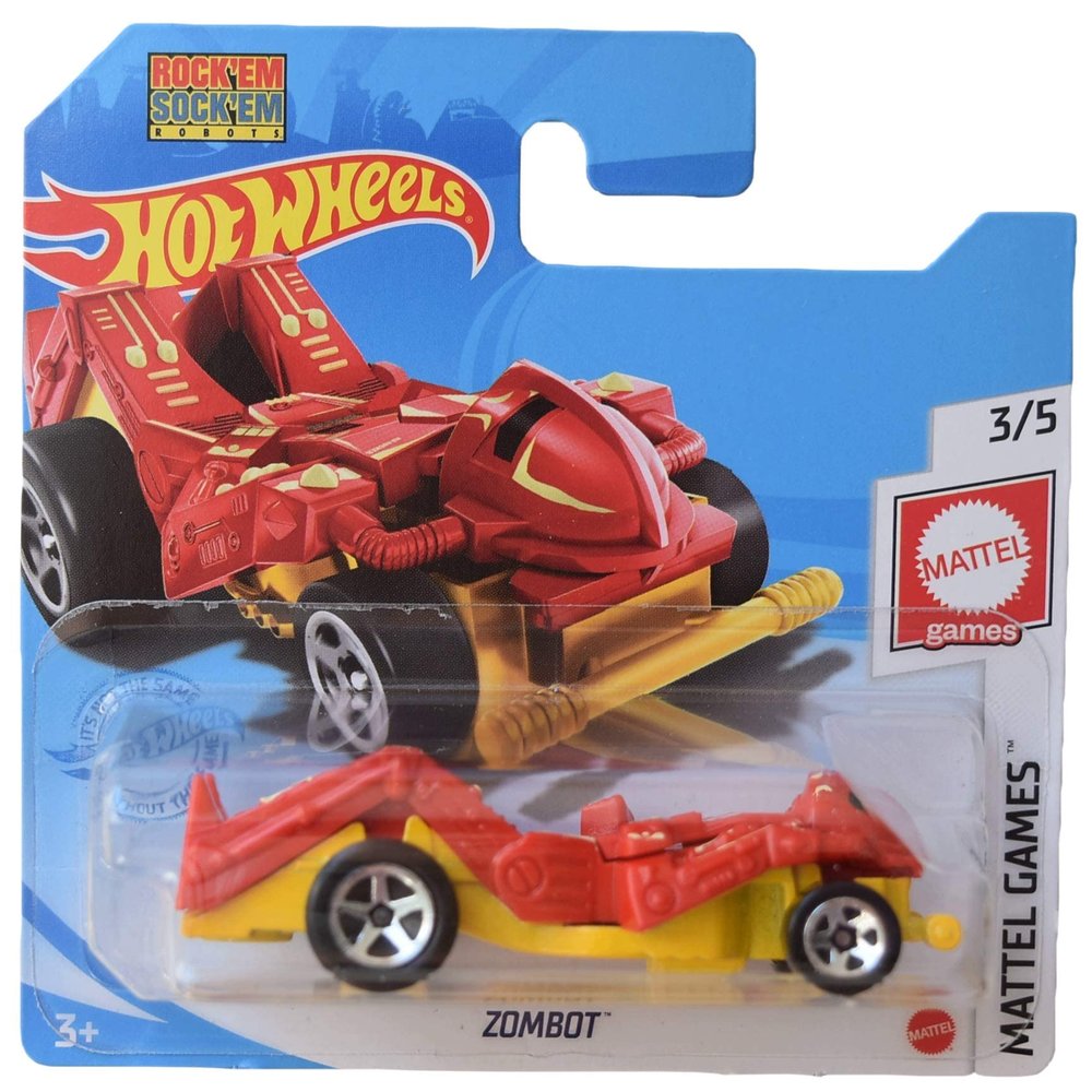 Hot Wheels Zombot, Mattel Games 3/5 Short Card