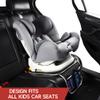 Car Seat Protector for Child Car Seat, Non-Slip Waterproof Car Seat Protector for Leather Seats with Thick Padding and Mesh Storage Pockets, Baby Seat Protectors Under Carseat view 2