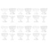SEWACC Miniatures 24pcs Ice Cream Glass Bowls 1/12 Scale Cups for Miniature Accessories Photo Props Foodie Mini Brands Toy view 1