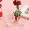 SEWACC Miniatures 24pcs Ice Cream Glass Bowls 1/12 Scale Cups for Miniature Accessories Photo Props Foodie Mini Brands Toy view 4