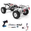 VBESTLIFE 1/16 RC Car Frame,Car Frame Upgrade Part with Electronic Devices Fit for C24 C14 1/16 RC Car (Silver) view 2
