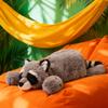 ARELUX Soft 18in Raccoon Stuffed Animals: Raccoon Plush Cute Cuddly Body Pillow Hug Sleeping Fluffy Wild Animal Toys Bed Decor Plushie Doll Friends Family Member view 2