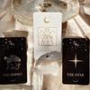 Moondust  Tarot Deck | 78 Black White Tarot Cards, Gold Foil Edges, Beginner's Complete Card Deck, Egyptian Magic Divination Tools view 3