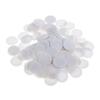 pistro 100x ABS Plastic 23mm Bingo Game Poker Chips Casino Tokens Count Fun Toys - White, 23mm view 1