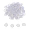 pistro 100x ABS Plastic 23mm Bingo Game Poker Chips Casino Tokens Count Fun Toys - White, 23mm view 3