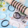 60 Pcs Gay Pride Rainbow Silicone Bracelets LGBT Awareness Pride Wristbands Bulk Pride Gifts LGBTQ Accessories for Men Women Lesbian Party (Heart Style) view 3