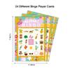 mermermu 5"x7" Hawaiian Bingo Game Cards (24 Kinds), Luau Aloha Tropical Summer Party Game, Outdoor Indoor, Hiking, Trip Activities, Family Vacation Travel Bingo, Activity Games -010alohal view 3