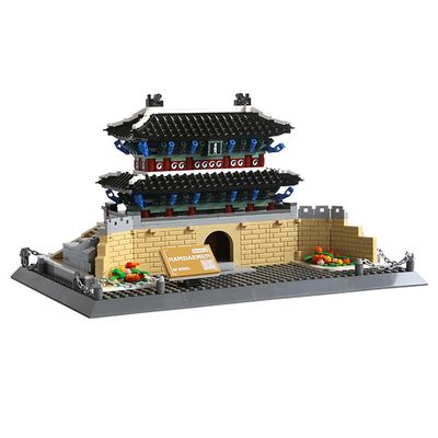 Goirzi 900Pcs The Namdaemun Gate Seoul South Korea Building Set World Landmark Architecture Model Collectible Toy for Kids and Adults