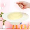 Gadpiparty Straw Hats, 8pcs DIY Set Unpainted White Straw Hat Kids Handmade Cap Beach Sun Hat Tea Party Dress Up Hat for Mexican Art Painting Hat Girl Toys view 3