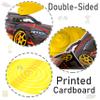 20 Pcs Race Car Hanging Swirl Decorations Racing Birthday Party Decorations Checkered Flags Racing Swirls Ceiling Decor for Boys Let's Go Racing Birthday Party Supplies view 4