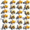 Juuxncgv 24PCS Mini Construction Vehicles,Play Figure Vehicles,Pull Back Engineering Vehicles,Toy Figure Construction Vehicles,Small Construction Toys for Birthday Party Favors,Gifts view 1