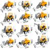 Juuxncgv 24PCS Mini Construction Vehicles,Play Figure Vehicles,Pull Back Engineering Vehicles,Toy Figure Construction Vehicles,Small Construction Toys for Birthday Party Favors,Gifts view 2