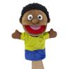 Family Hand Puppets, Puppets for Adults Puppets for Kids Role Paly Family Members 11.8 INCH, Multicultural Finger Puppet with Movable Mouth Soft Plush Puppets for Storytelling Teaching (African Style) view 1