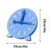 Study Teaching Model Three Needle Linkage Clock Model for Teaching Blue Early Education Math Model Children Teaching Equipment Early Education view 2
