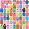 Slime Kit with 54 Pack,Valentines Mini Butter Slime, Non-Sticky and Super Soft, for Girls 10-12, Fruit Slime Party Favors Kids, Birthday Gift, DIY Putty Toy Boys view 1