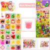 Slime Kit with 54 Pack,Valentines Mini Butter Slime, Non-Sticky and Super Soft, for Girls 10-12, Fruit Slime Party Favors Kids, Birthday Gift, DIY Putty Toy Boys view 2