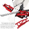 Rcarmumb RC Upgrades Part for 1/10 Slash 4x4 (VXL)/Stampede 4x4 (VXL),Alloy Front Rear Suspension Arm,Caster Block,Steering Blocks,Rear Stub Axle Carriers,Shock Tower Set Hops up,Red view 3