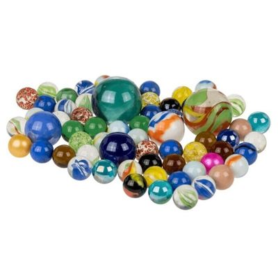 Out of the blue Glass Marble Set - Marble Game