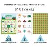 Camping Bingo Cards, Camp Adventure Bingo Game, Camp Birthday Party Game, Outdoor, Indoor, Family Travel Group Activity - 24 Players/03luying view 2