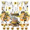 Tools Party Decorations Tools Birthday Party Supplies Includes Toolbox Happy Birthday Banner, Cake Topper, Cupcake Topper, Balloons for Tools Themed Party view 1