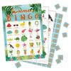 Hawaiian Bingo Cards, Tropical Summer Party Activities Bingo Game For Family, Adults Birthday Party, Family Activities Party, Group Activity - 24 Players/07xiatian view 1