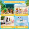 Miniature Beach Accessories Set 1 12 Scale Micro Scene Decor with Folding Sunbath Chair and Umbrella for Dollhouse Indoor Play view 4