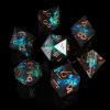 Sharp Edge DND Dice Set Handmade 7 Accessories Dice for Dungeons and Dragons TTRPG Games, Multi-Sided RPG Polyhedral Resin Sharp Edge Dice Roleplaying Games view 1