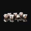Sharp Edge DND Dice Set Handmade 7 Accessories Dice for Dungeons and Dragons TTRPG Games, Multi-Sided RPG Polyhedral Resin Sharp Edge Dice Roleplaying Games view 2