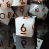 Sharp Edge DND Dice Set Handmade 7 Accessories Dice for Dungeons and Dragons TTRPG Games, Multi-Sided RPG Polyhedral Resin Sharp Edge Dice Roleplaying Games view 4