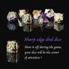 Sharp Edge DND Dice Set Handmade 7 Accessories Dice for Dungeons and Dragons TTRPG Games, Multi-Sided RPG Polyhedral Resin Sharp Edge Dice Roleplaying Games view 3