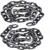 2 Pack Fake Halloween Chains Decoration, Halloween Costume Chain, 12 Feet(6Ft Each) Halloween Plastic Chain, Halloween Party Favor Sets, Great for Costume Party view 1