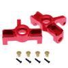 Aluminum Front/Rear Steering Hub Base C Carrier Knuckle Base C Seat Upgrade Parts for WLtoys 144001 1/14 RC Car Truck Buggy Replacement Accessories (Red) view 3
