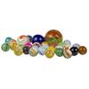 Out of the blue Glass Marbles Game Approx. 250 g Colourful Glass Baubles Various Sizes Craft Game view 2