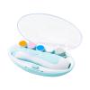 6 in 1Baby Nail Trimmer Electric, Electric Baby Nail Trimmer Baby Nail File Infant Nail Clippers with 1 Infant Nail Trimmer 8 Trimmer Head for Newborn Infant Toddler or Adult view 1