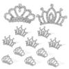 BIUDECO Princess Hair Accessories - 12pcs Rhinestone Headbands, Tiaras, Hair Clips, Combs for Girls' Parties and Favors view 1