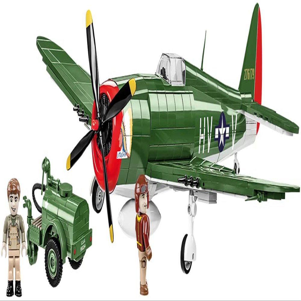 COBI Historical Collection WWII P-47 Thunderbolt & Tank Trailer Executive Edition