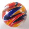 Big Game Toys~25mm (1") WURLITZER Hand Made Art Glass Marble w/Stand Aquarium Decor view 2