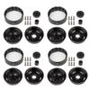 Team Associated Enduro Steelie Wheels, 1.9, Black, ASC42328 view 1