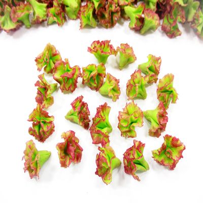 Dollhouse Miniatures Food Lot 50 Loose Red Lettuce Salad Vegetable 16367