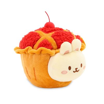 Anirollz Stuffed Animal Plush Toy 6" Small Bakery Theme Outfitz Plush Doll | Soft, Squishy, Warm, Cute, Comfort, Safe | Birthday Gift Pillow with Bunny Rabbit in Cherry Pie Bunniroll