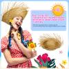 18 Pcs Hawaiian Party Kit: 6 Luau Hats, 6 Sunglasses, 6 Leis - Summer Beach Themed Party Favors and Wearables view 3