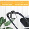 Stroller Hooks, 6.3" Large Stroller Clip, Stroller Hooks for Hanging Bags and Shopping, Stroller Accessories for Mommy, Large Carabiner view 2