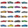 500 Pcs Race Car Stickers for Kids Sports Car Transportation Vehicle Stickers for Boys Toddler Teens Vehicle Themed Party Favors Teacher Reward Educational Toy Art Craft Activities view 1