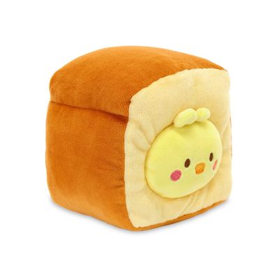 Anirollz Stuffed Animal Plush Toy 6" Small Bakery Theme Outfitz Plush Doll | Soft, Squishy, Warm, Cute, Comfort, Safe | Birthday Gift Pillow with Chick in Loaf of Bread Chickiroll